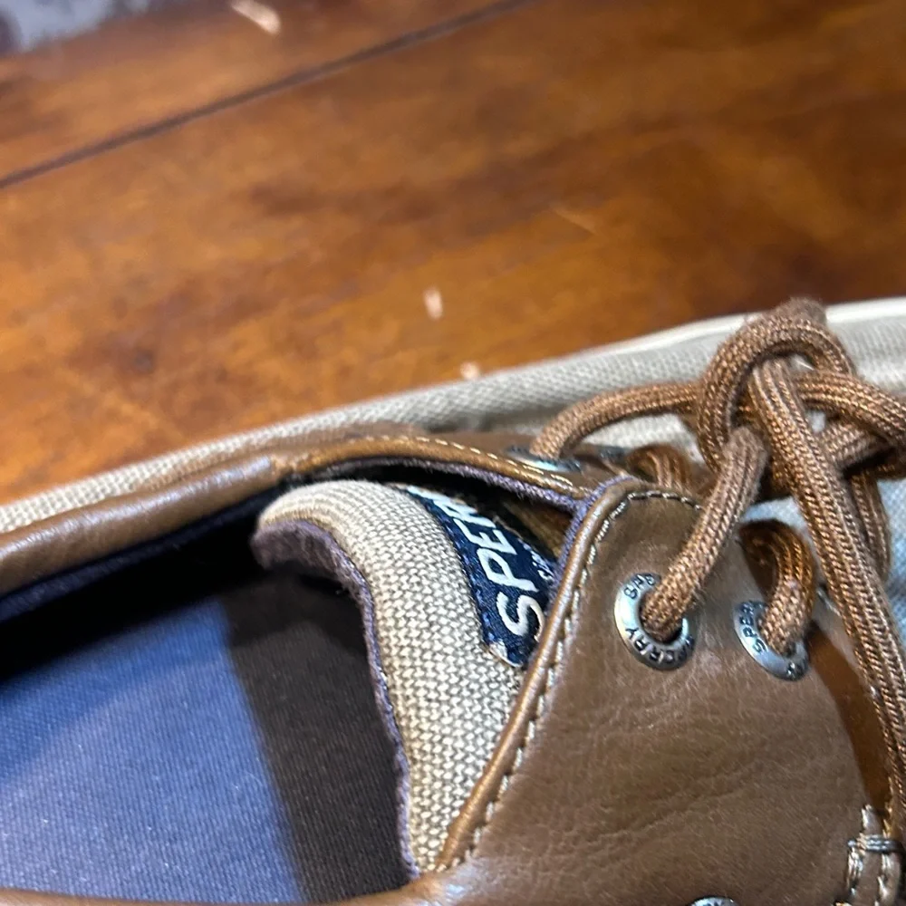 Sperry Men's Brown and Gray Boat Shoes